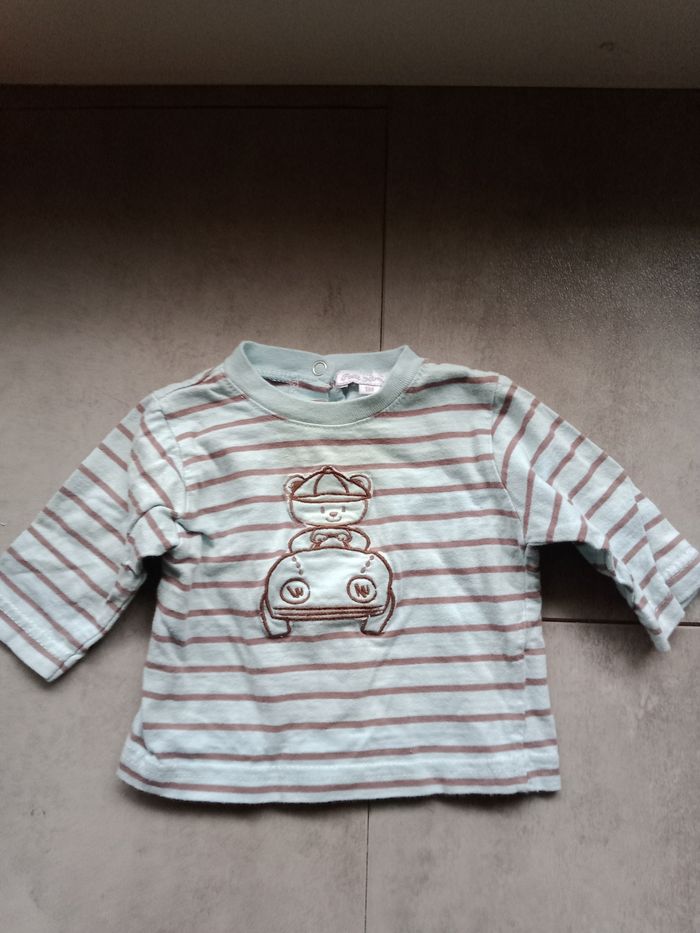 T shirt manches longues 1 mois