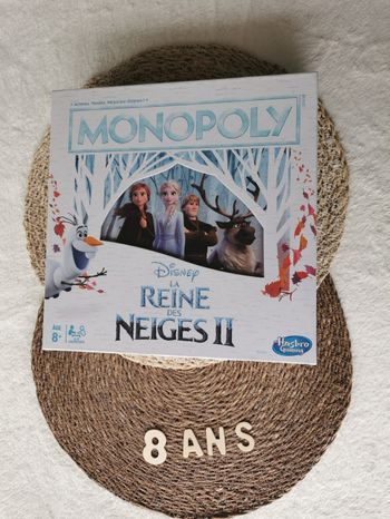 Monopoly édition spéciale la reine des neiges 2, NEUF