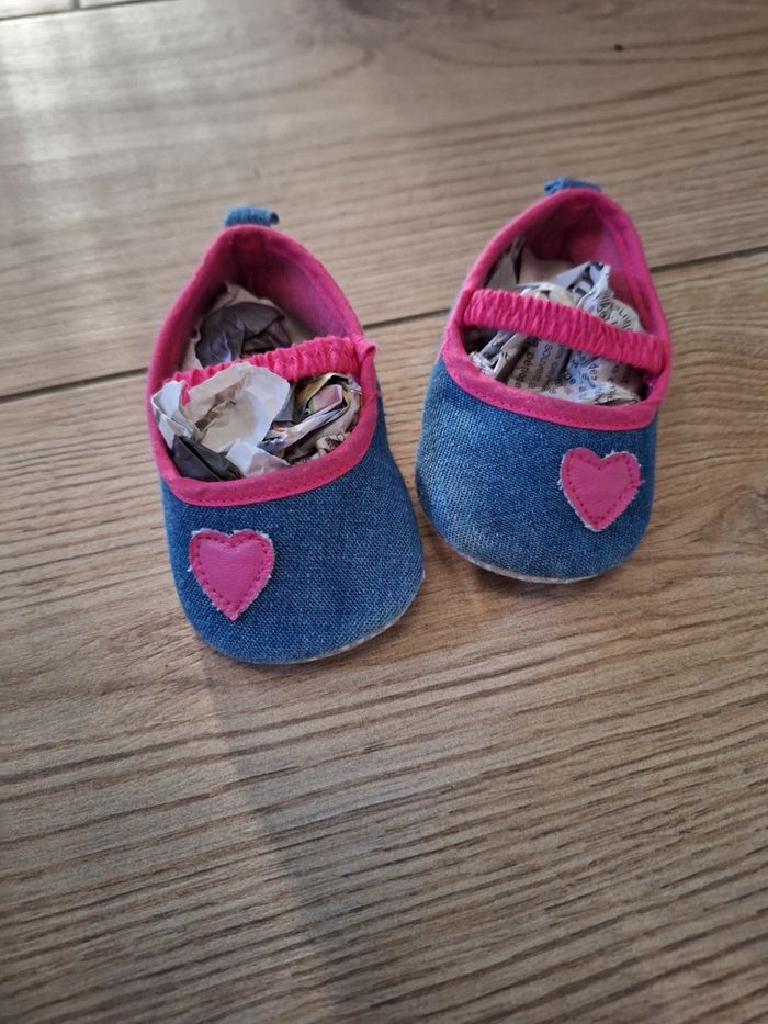 Chaussures bébé fille en jean 0/3 mois