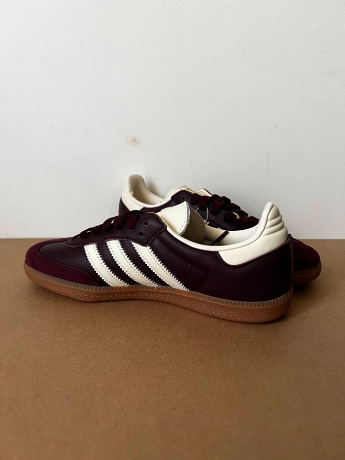 Adidas Samba Maroon Gold Metallic - 38,5 - photo numéro 2
