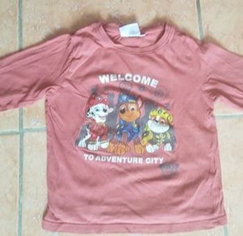 T shirt Paw Patrol garçon 6 ans pêche Nickelodeon