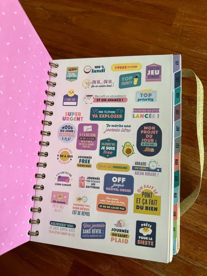 Agenda chaque jour sera mon jour - photo numéro 5