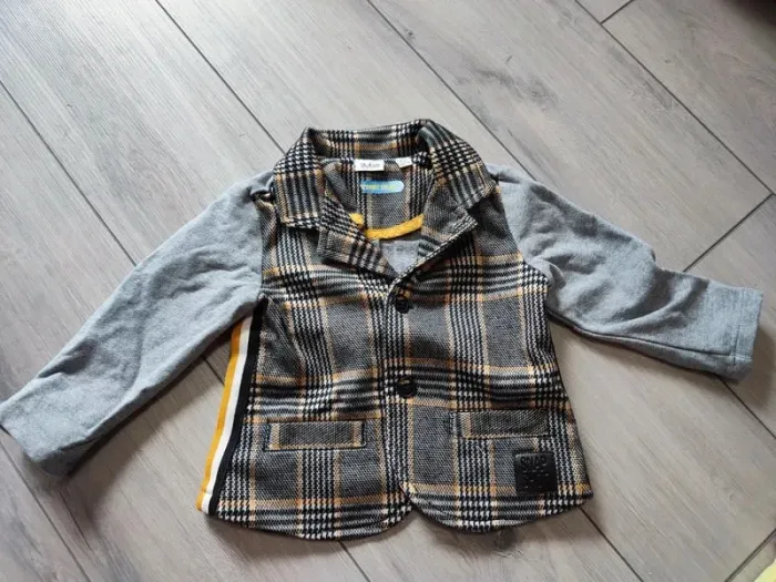 Veste blazer grise blukids 9-12 mois très bon état costard classe
