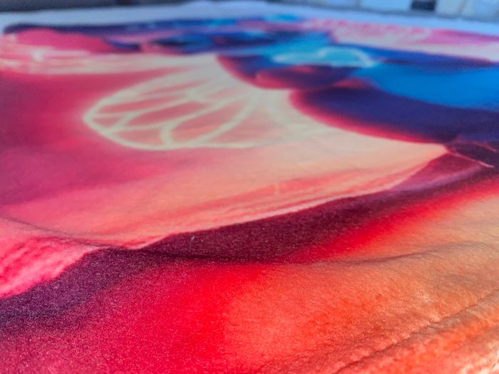 Couverture polaire stitch coeur - photo numéro 3