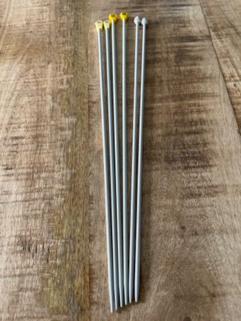 Aiguilles à tricoter métal