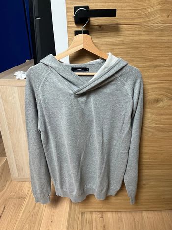 Pull à capuche gris  - Celio