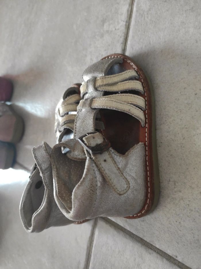 Sandalettes en cuir minibel 21 - photo numéro 5