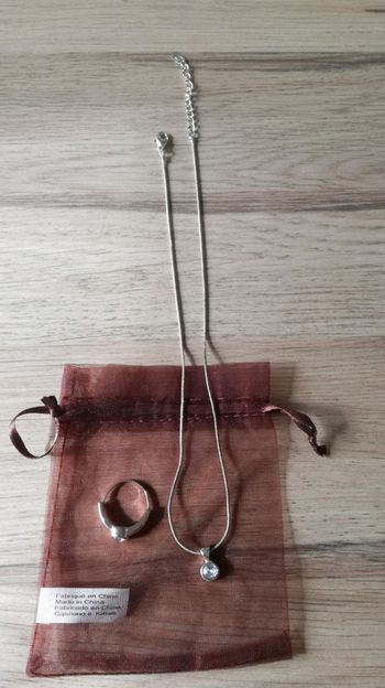 Collier & bague taille 53