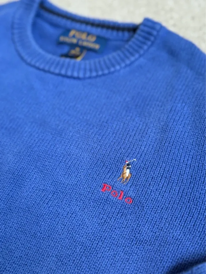 Pull Ralph Lauren - Bleu - photo numéro 3