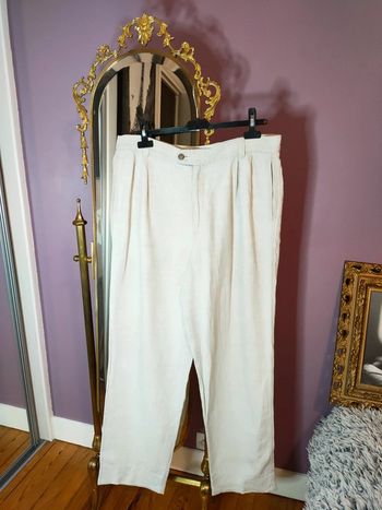 Pantalon en lin Devred vintage