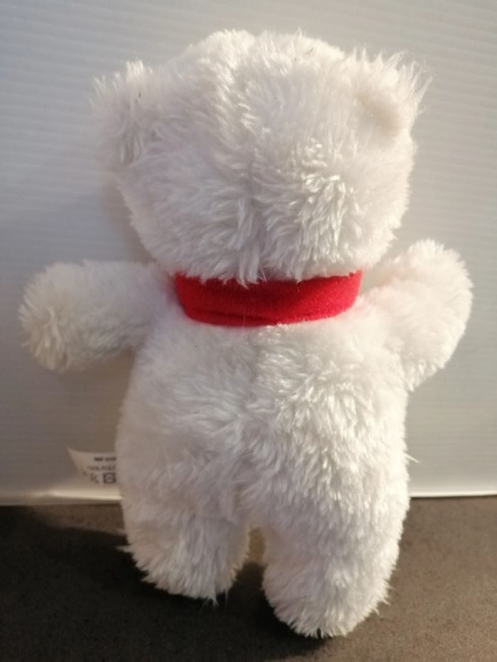 petit doudou ours auzou écharpe rouge - photo numéro 3