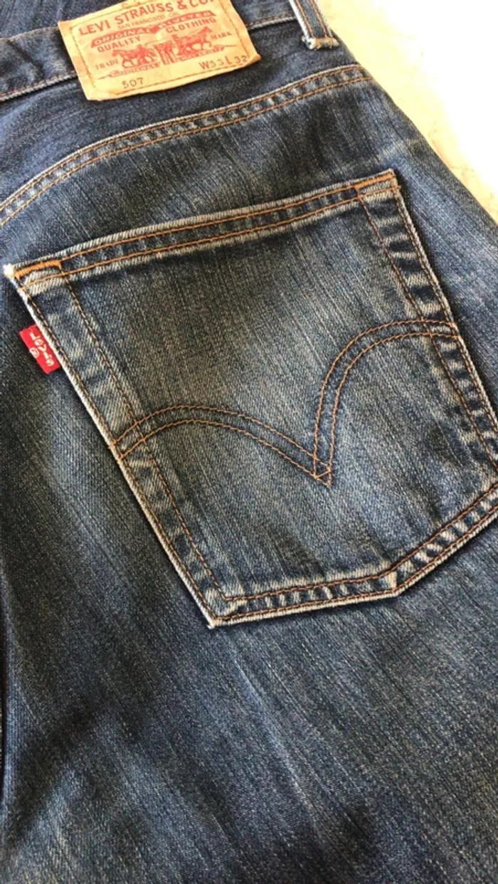 Jean Lévis bleu modèle 507 - photo numéro 2