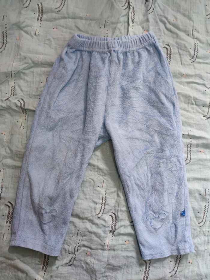 Pantalon de pyjama velours Mickey T.18 mois