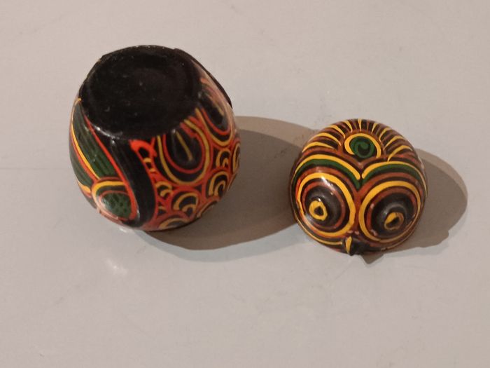 Boîte bois laqué chouette - photo numéro 3