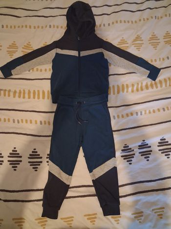 Ensemble bleu et gris 3ans okaidi