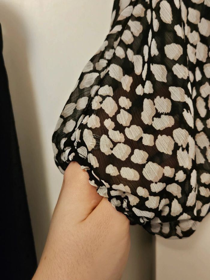 Robe leopard cache coeur en voile Etam - photo numéro 3