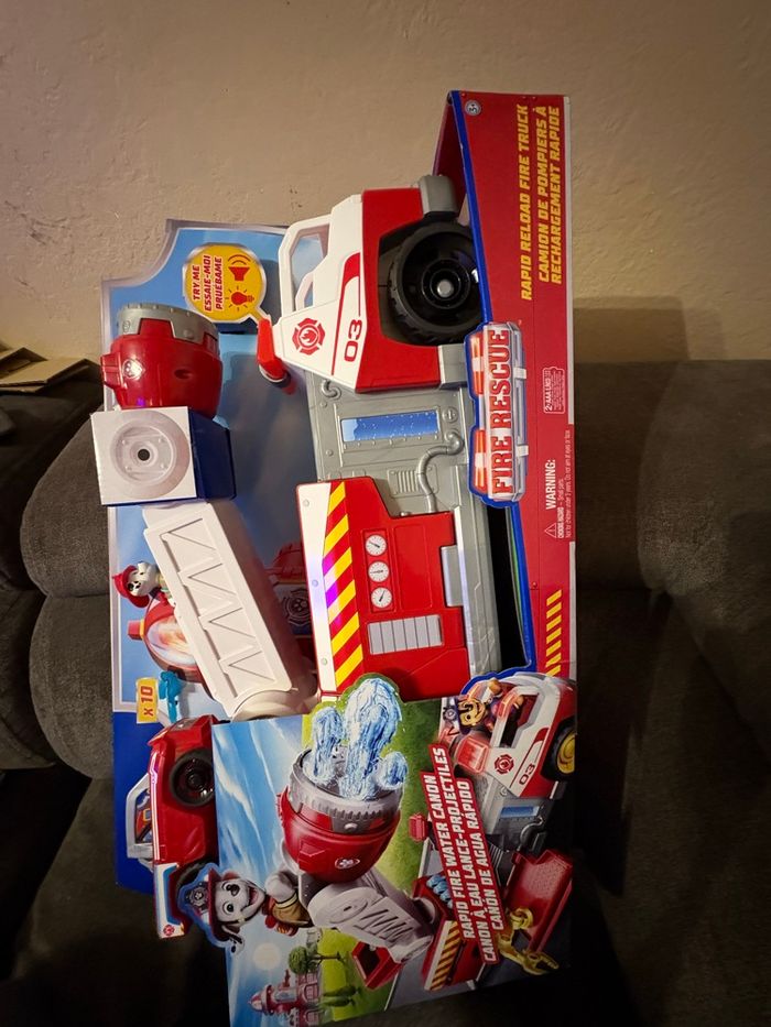 Camion pompier paw patrol, pat’ patrouille - photo numéro 3