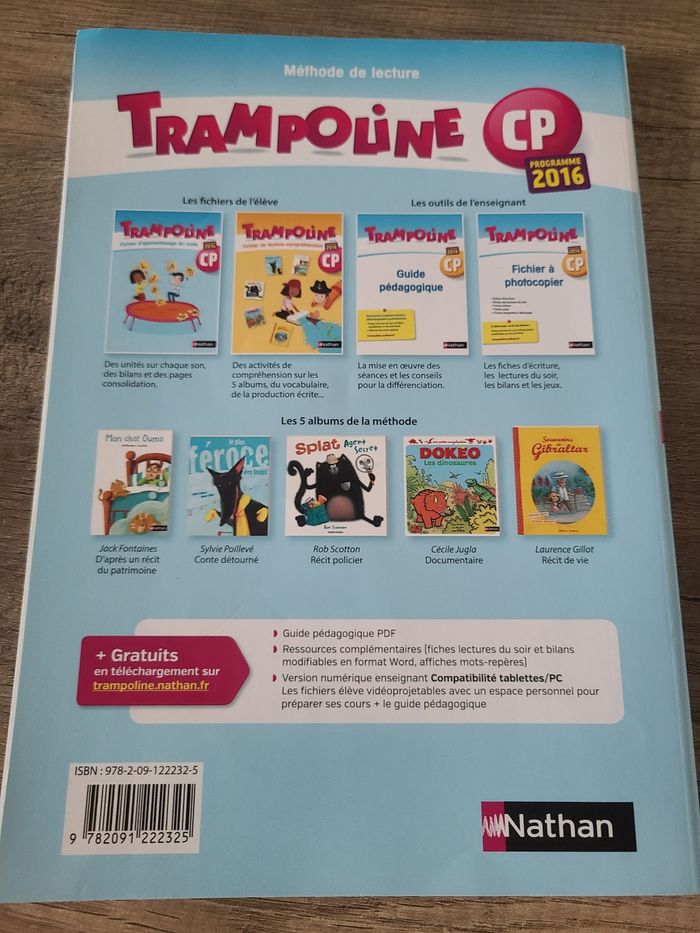 Fichier d'apprentissage du code lecture CP Trampoline - photo numéro 2