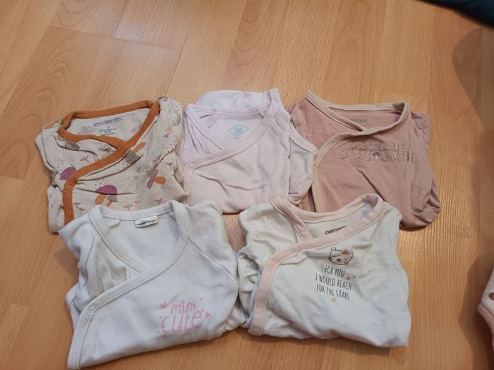 Lot de 5 bodies bébé fille