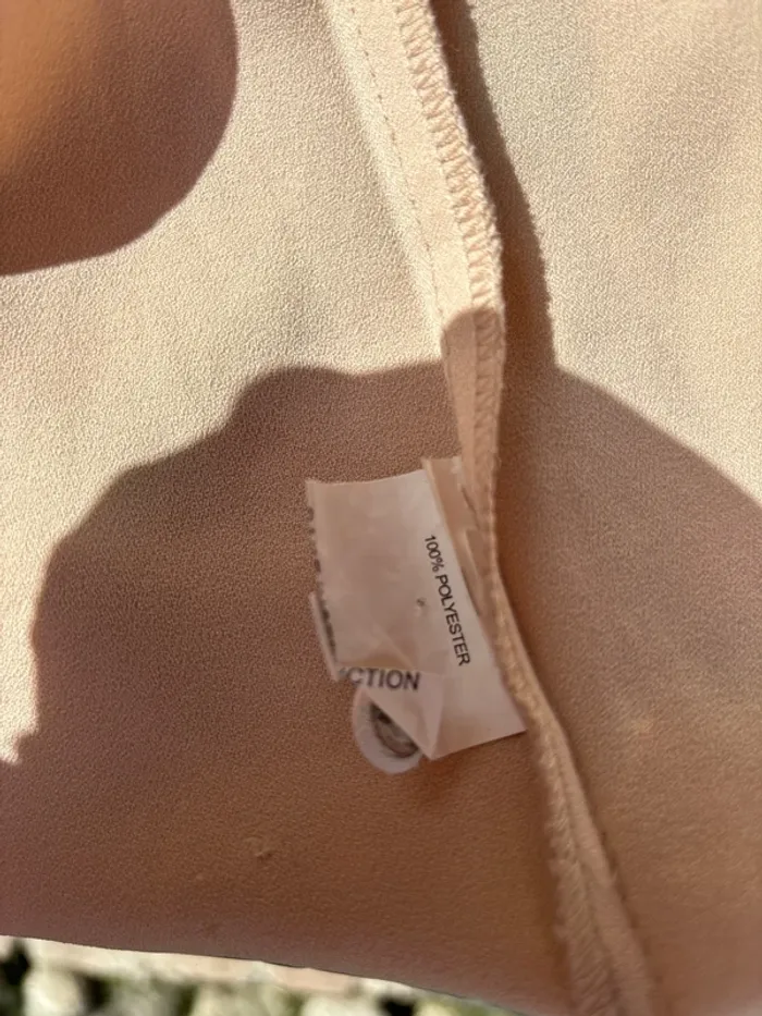 Chemise sans manche dentelle doré t L - photo numéro 8