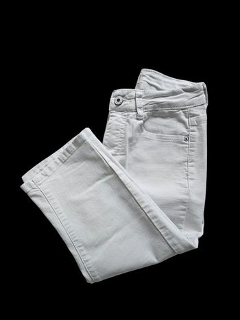 Pantacourt en jean Blanc - 36/S