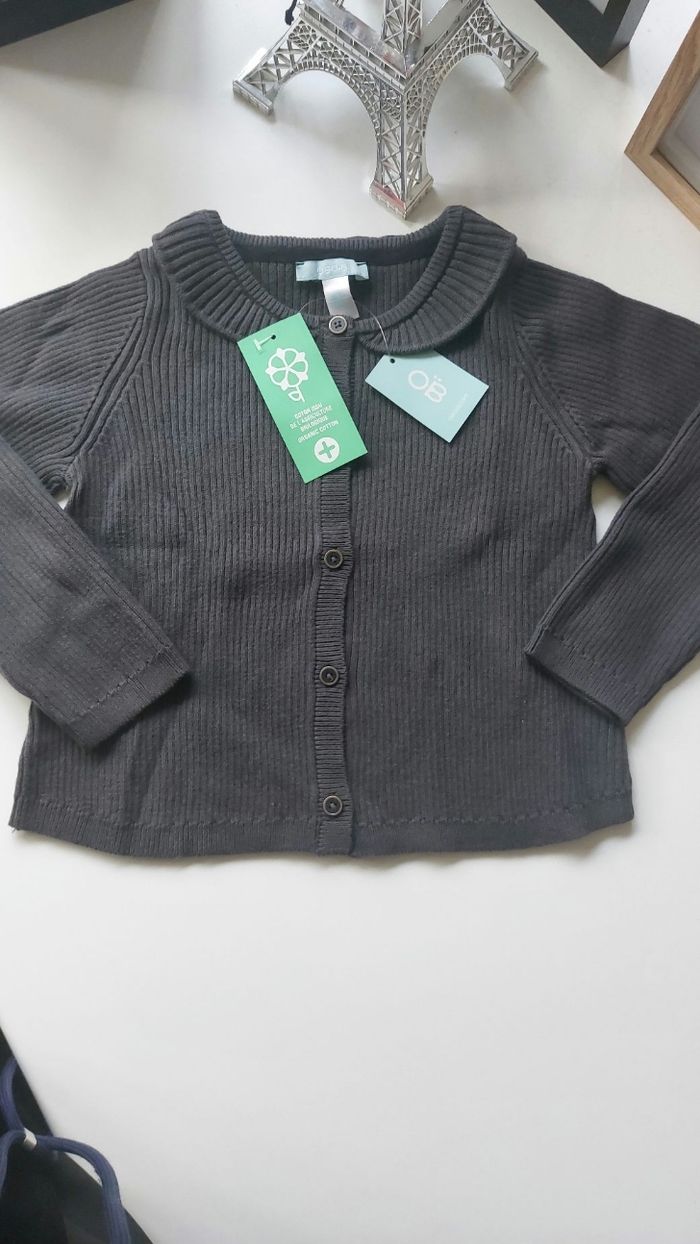 Gilet fille 3 ans okaidi neuf