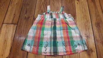 robe à #carreaux 6 mois