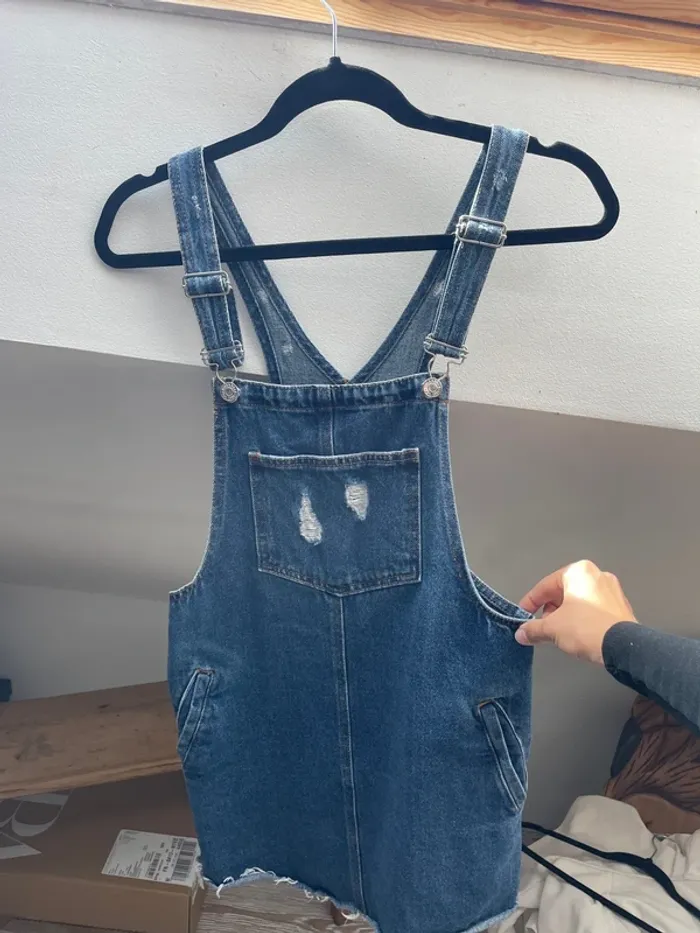 Robe jean bleu
