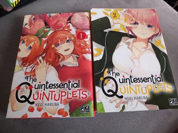 Lot de 2 manga The Quintessential Quintuplets tome 1 et tome 2