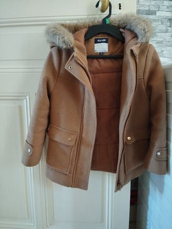 Manteau avec capuche fille