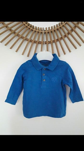 Polo ML  bleu 6 mois orchestra