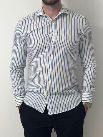 Chemise café coton