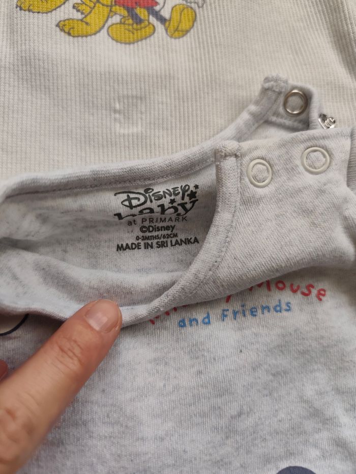 Lots de 2 bodies garçon bébé Disney - photo numéro 5