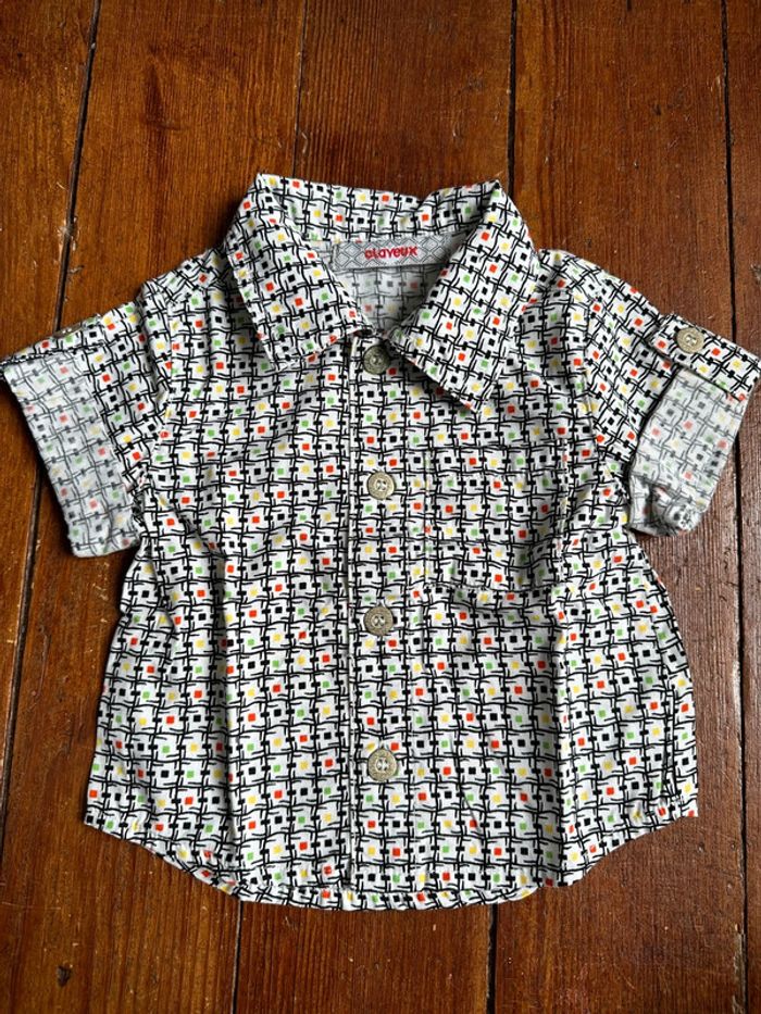 Chemise manches courtes Clayeux 3 mois