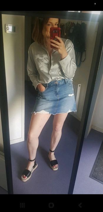 🌸 Chemise satinée nuisette 🌸