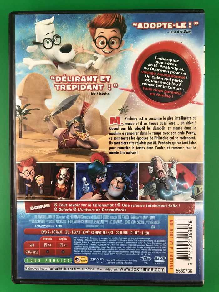 M Peabody et Sherman - DVD - photo numéro 2