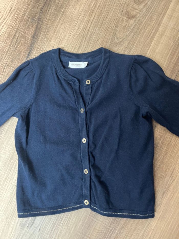Gilet bleu 4 ans - photo numéro 2