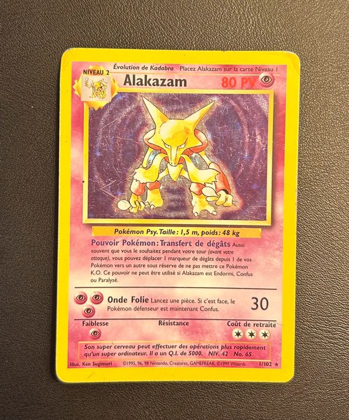 Carte Pokémon Alakazam 1/102