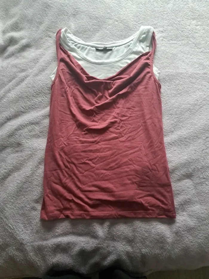 Double débardeur de sport