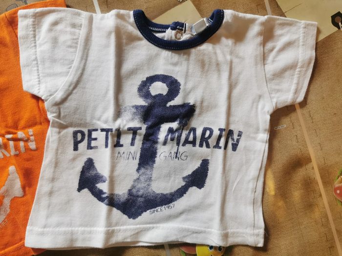 lot de 2 t-shirts taille 3 mois - photo numéro 4