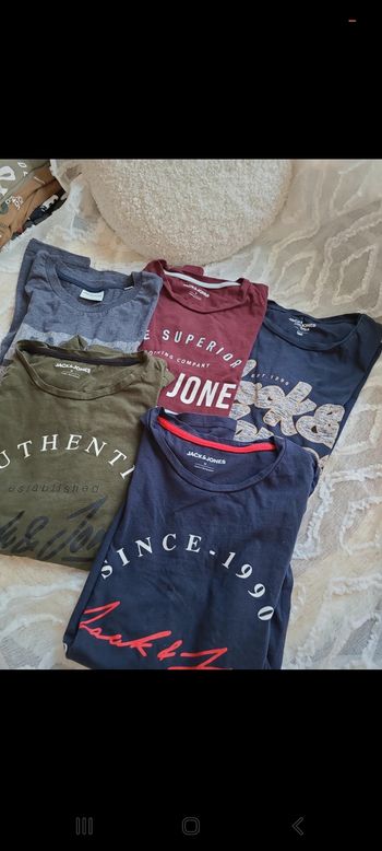Lot de 5 tee shirt Jack jones