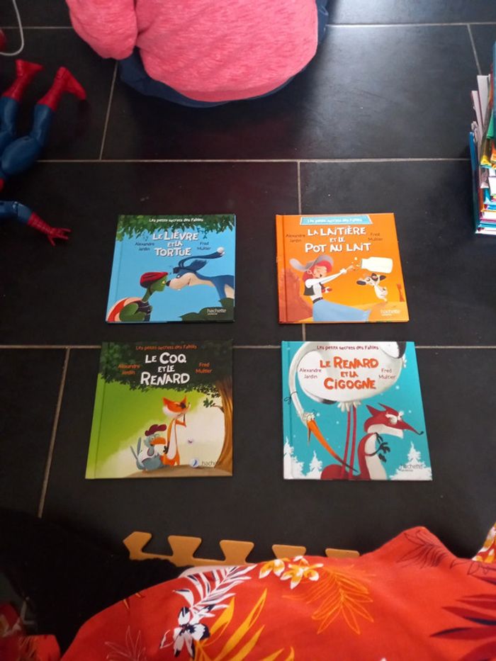 Lot de 4 livres enfants