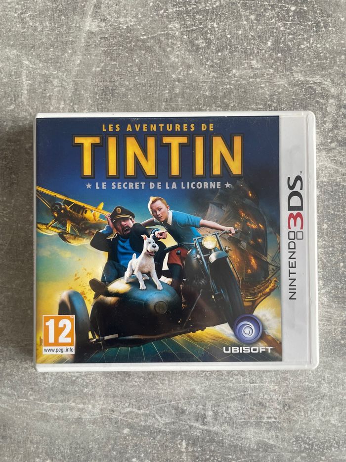 Jeu pour Nintendo 3DS, Tintin et le secret de la licorne en français.