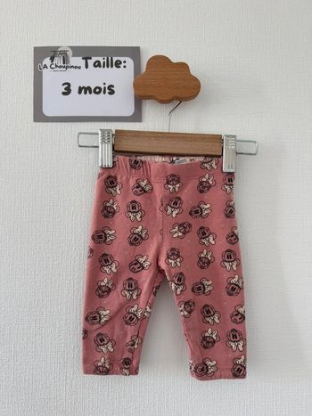 Legging Minnie - taille 3 mois 🌸