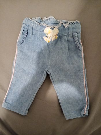 Pantalon Bleu clair _ 3 mois