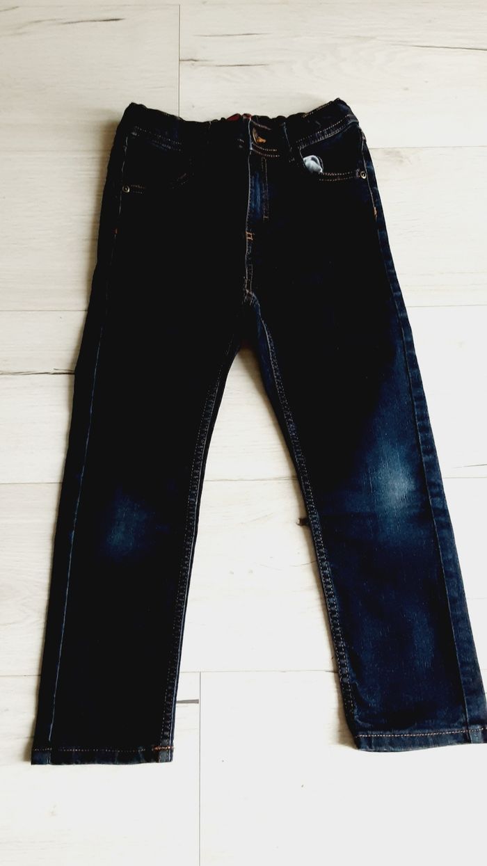Vêtement garçon pantalon jean bleu Tissaia 7 ans