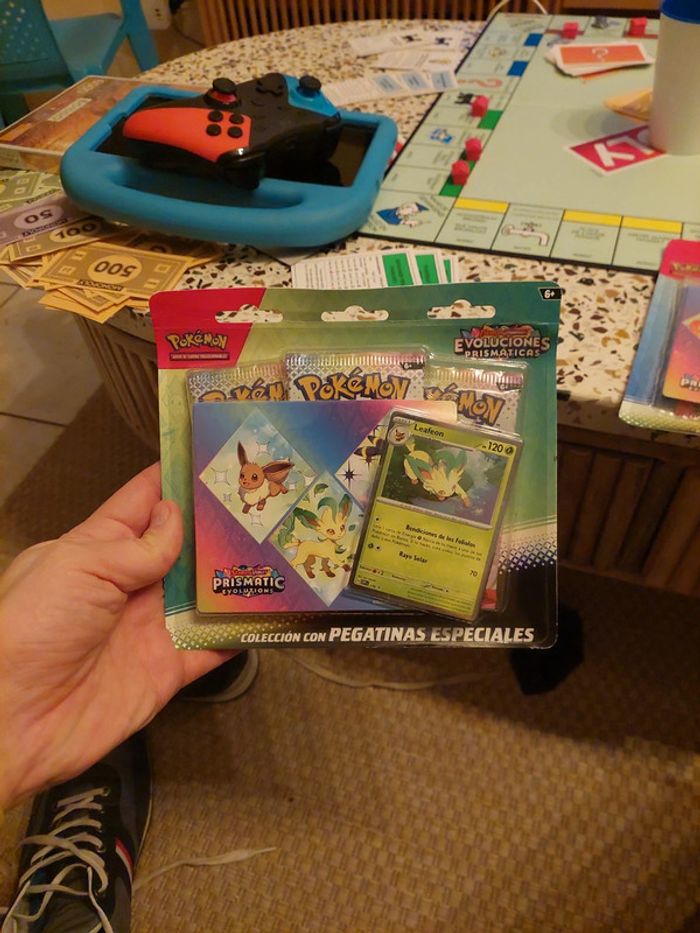 Prismatic évolutions leafeon spanish spain evolutiones prismaticas