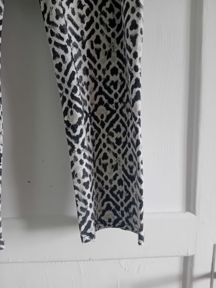 Pantalon imprimé noir et blanc - photo numéro 4