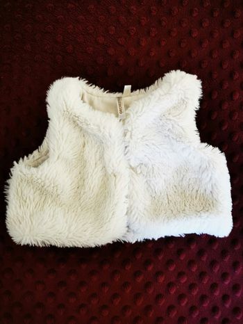 Gilet fourrure bébé fille