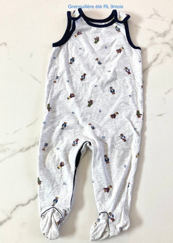 Grenouillère sans manches  RL 9mois
